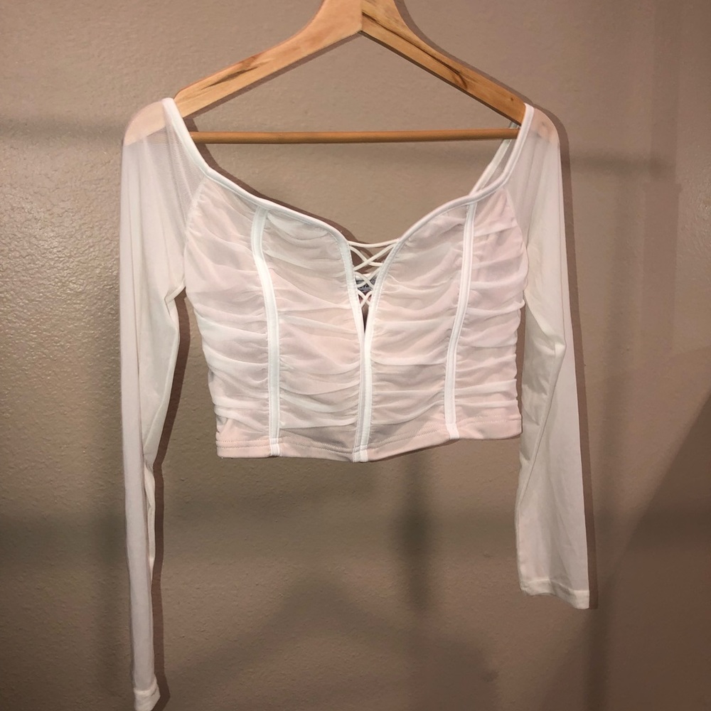 white top fashion nova